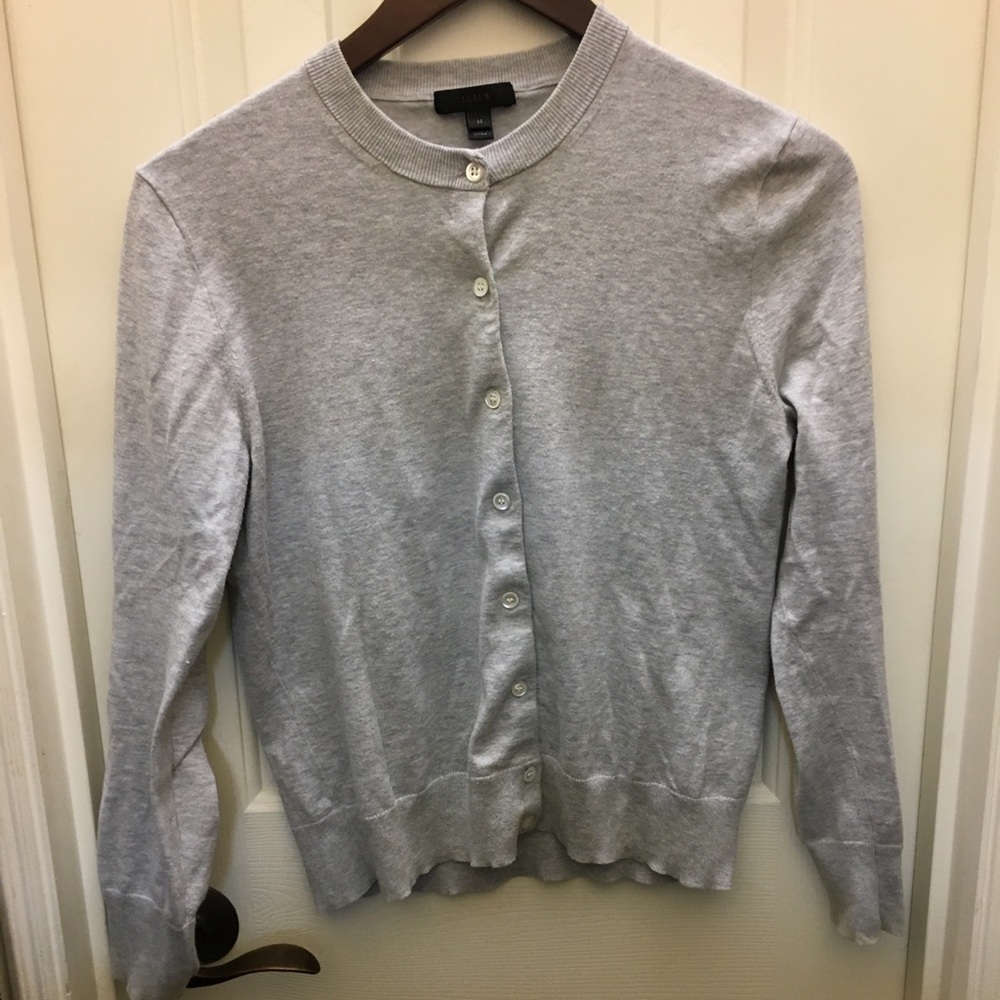 J. Crew heather gray Twin set